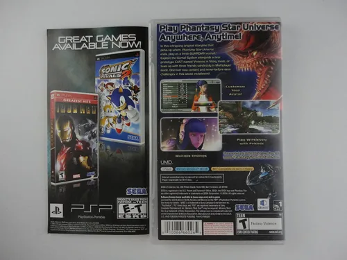 Vista 2 de Phantasy Star Portable - Sony PSP