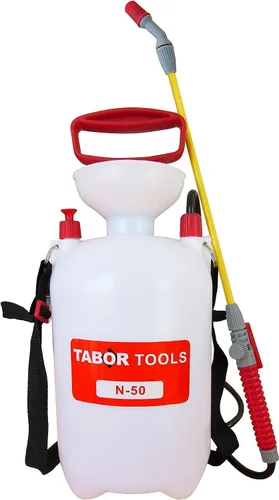 Vista 7 de TABOR TOOLS Bomba de presión para césped y jardín de 1.3 galones con válvula de alivio de presión, correa ajustable para el hombro, varita