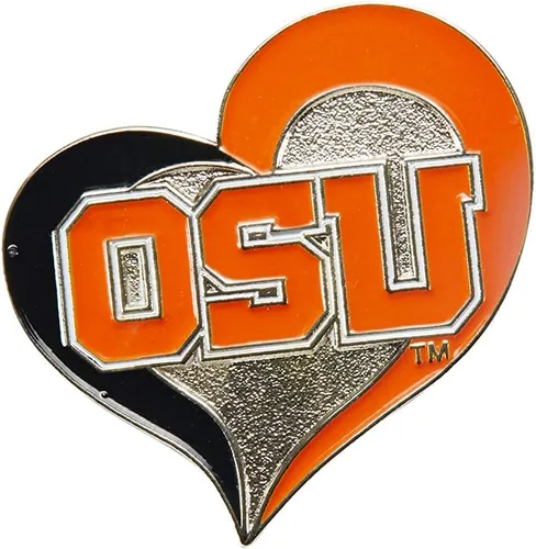 Vista 42 de aminco NCAA - Pin de corazón de remolino unisex