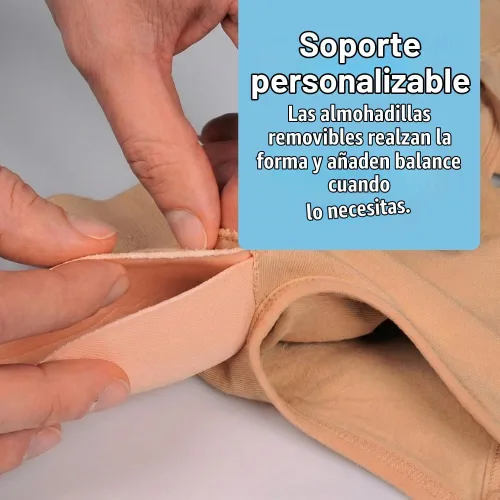 Vista 7 de Paquete de 3 brasieres para mujer, paquete de brasier sin varillas, color sólido, sin costuras Todo negro