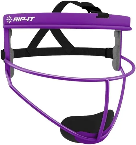 Vista 18 de RIP-IT Máscara facial de sóftbol de defensa original Máscara protectora ligera de campo de sóftbol