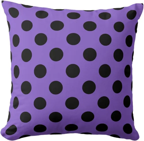 Vista 19 de Fundas de almohada de lunares negros sobre beige de 16 x 16 pulgadas, fundas de almohada decorativas rústicas y cuadradas para decoración del sofá