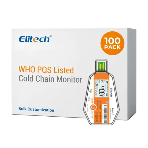 Vista 11 de Elitech LogEt1TH - Paquete de 1000 registradores de datos desechables certificados por PQS, sensor de luz y humedad de temperatura, pedidos a granel