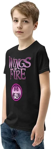 Vista 3 de All Together Design - Camiseta de manga corta para jóvenes con diseño de dragones