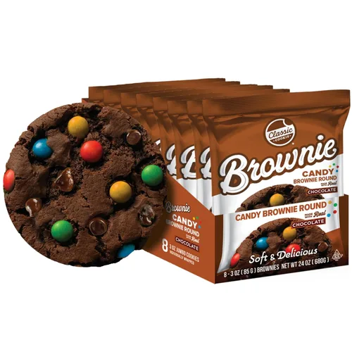 Vista 24 de Classic Cookie, Galletas horneadas suaves, galletas S'mores, 3 onzas, paquete de 8