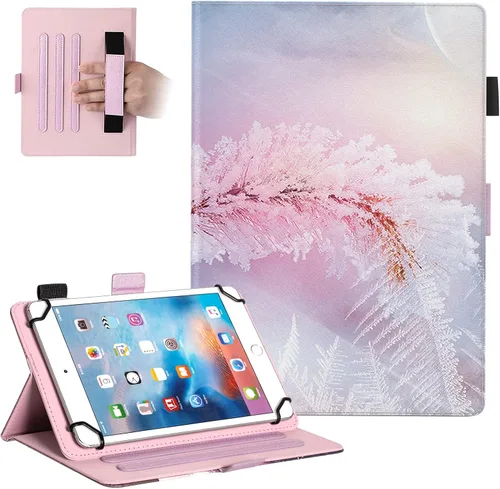Vista 23 de Dteck Funda Universal (7.9" a 8.4") - Funda Protectora con Soporte Plegable para Apple iPad mini/Samsung Galaxy Tab 8.0 8.4 /Lenovo Tab 8" /onn.