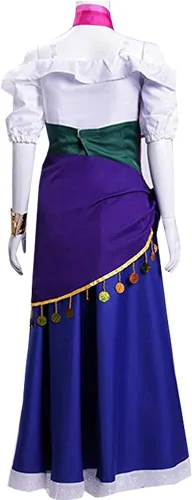 Vista 2 de MYYH - Vestido de cosplay para mujer, diseño de anime Esmeralda