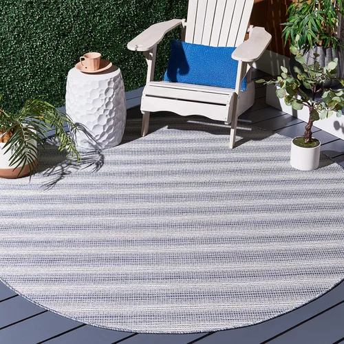 Vista 46 de SAFAVIEH Hampton Collection - Alfombra lavable para exteriores de 2 x 9 pies, color marfil y gris, no desprende pelusa y fácil de limpiar, ideal