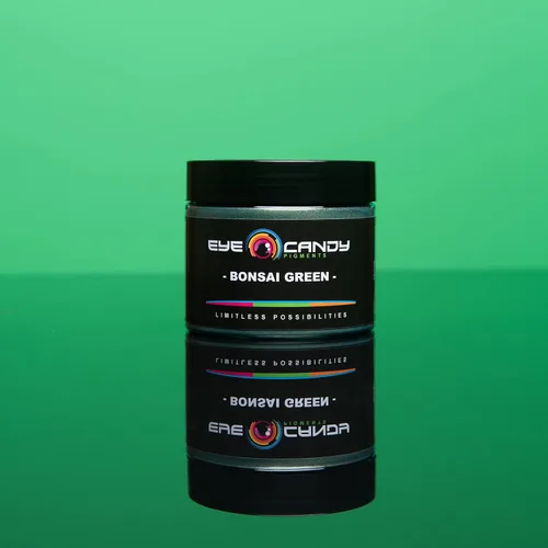 Vista 7 de Pigmentos Eye Candy Pigments Premium Green Mica Powder – Bonsai Green (0.88 oz) – para epoxi, resina, jabón, pintura, carpintería, vertido acrílico