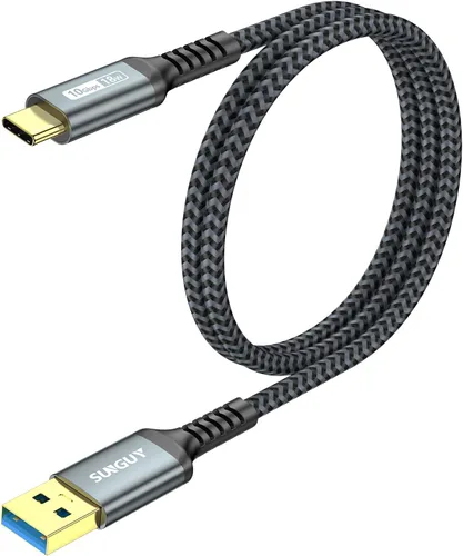 Vista 17 de SUNGUY Cable USB Android Auto de 10Gbps de 6 pulgadas/0.5 pies, Cable USB C 3.1 Gen2 3A de Transferencia de Datos, Cable USB C CarPlay de Carga