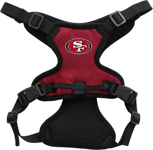 Vista 22 de Littlearth NFL Las Vegas Raiders Pet Front Clip Harness, Team Color, Small