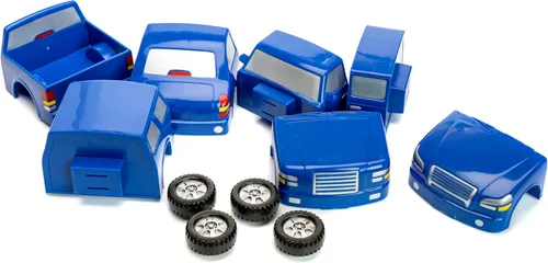 Vista 6 de POPULAR PLAYTHINGS Juego magnético Build-A-Car, 11 piezas