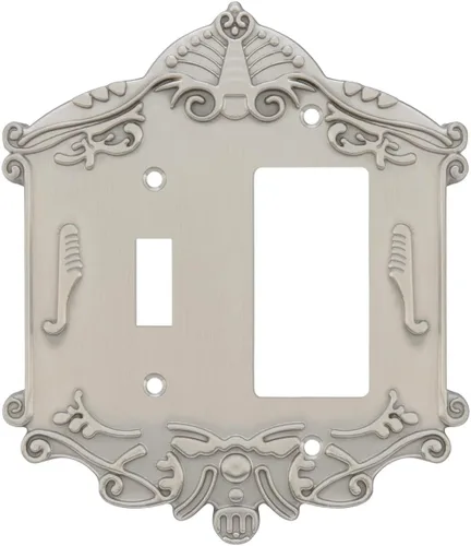 Vista 31 de Nostalgic Placa de cubierta de interruptor de luz victoriana de almacén