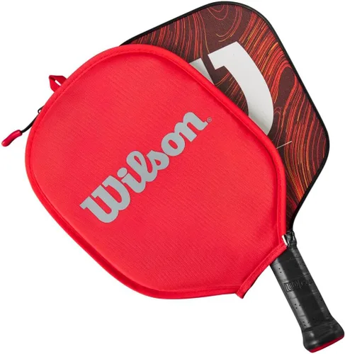 Vista 2 de Wilson 2025 Super Tour - Bolsas para raquetas de tenis rojas - Rojo/Blanco