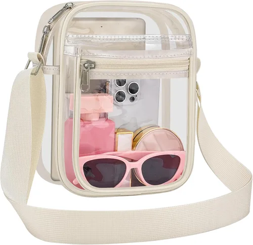 Vista 46 de USPECLARE Clear Bag for Stadium Events Clear Messenger Bag for Men and Women