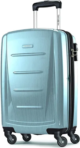 Vista 40 de Samsonite Winfield 2 Equipaje rígido con ruedas giratorias, Azul profundo, Juego de 3 piezas (20/24/28)