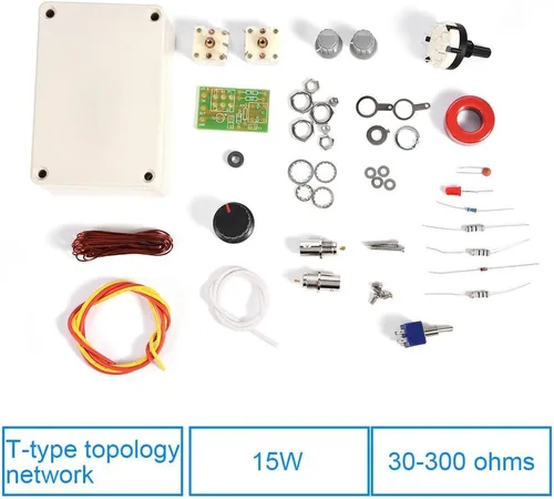 Vista 10 de Kit de sintonizador de antena manual de 1-30 MHZ para HAM Radio QRP DIY Kit