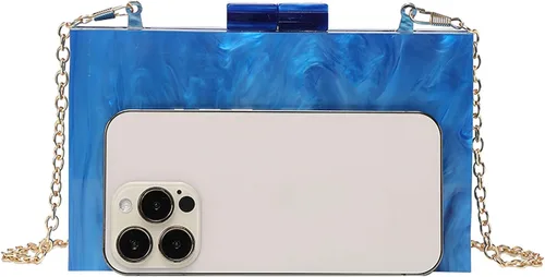 Vista 6 de LETODE Bolsos de mano de acrílico, bolso de plexiglás para mujer