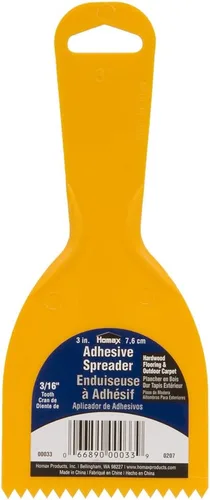 Vista 8 de Homax Esparcidor adhesivo de dientes de 1/4" para baldosas de cerámica, amarillo, 3