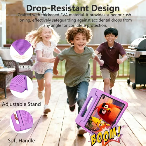 Vista 3 de NRKDUBQ Tablet infantil de 11 pulgadas Android 15 20GB + 128GB Octa-Core 8000mAh tableta Todder con funda a prueba de caídas, control parental, WiFi