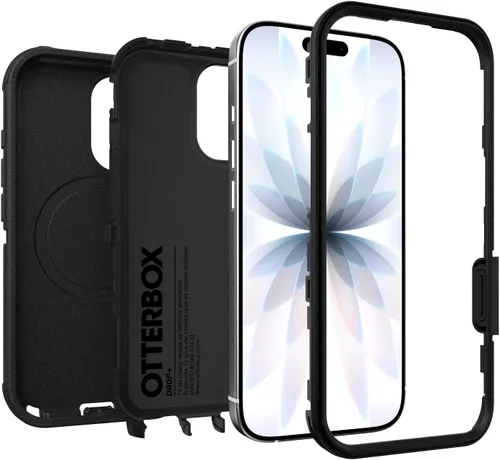 Vista 4 de OtterBox Funda para iPhone 17 Defender Pro Series - Negro - Funda para iPhone resistente, resistente y duradera, se ajusta a MagSafe