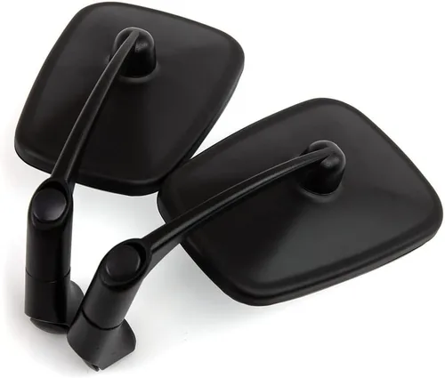Vista 5 de Para Yamaha XT1200Z Super Tenere XT1200ZE XT660Z XT660X XT660R Espejos laterales cromados universales negros retrovisor 0.394 in 0.315 in Espejos