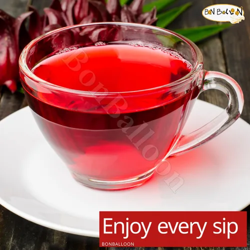 Vista 8 de Royal Natural Hibiscus Flower Tea Bags Pure Natural Seco Roselle Egipcio Herbario Libre de Cafeína Egipto Asuani Asuán Chai Hybiscus Hibscus Té