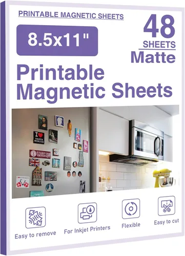 Vista 9 de BEST CHOICE MAGNETS 12 hojas magnéticas imprimibles de 8.5 x 11 pulgadas