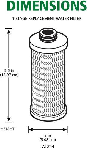 Vista 7 de AO Smith AO-US-100-R Reemplazo Genuino Para uso con AO-CWM o AO-FF Reemplazo para AO-CWM y AO-FF Reemplazar cada 6 meses Certificado NSF