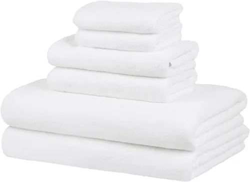 Vista 9 de MERRY HOME Paquete de 6 toallas de baño de microfibra, 27 x 55 pulgadas, de secado rápido, súper suaves, altamente absorbentes, multiusos