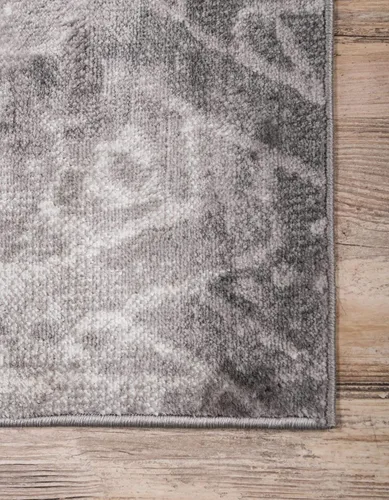 Vista 8 de Unique Loom Sofia Collection Alfombra de área – Rainier (2' 2" x 3' 1" Rectángulo, gris oscuro/gris)