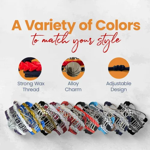 Vista 46 de Infinity Collection - Pulsera de baloncesto de regalo para equipos y jugadores