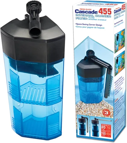 Vista 18 de Penn-Plax Cascade 300 Filtro Interno Completamente Sumergible – Proporciona Filtración Física, Biológica y Química para Acuarios y Tanques