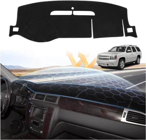 Vista 44 de Sunsdrew - Cubierta de salpicadero para Dodge Ram 1500 2500 3500 2010-2018