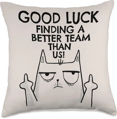 Vista 5 de New Job Gifts & Funny Farewell Coworker Ideas New Job Farewell, divertido compañero de trabajo que se va para hombres y mujeres, almohada de 16 x 16