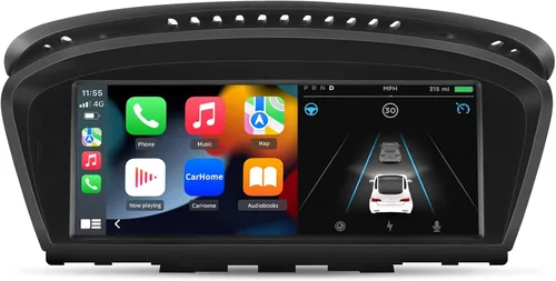 Vista 10 de Pantalla de radio de coche Linux de 8.8 pulgadas para BMW Serie 3/5 E60 E61 E63 E64 E90 E91 E92 CCC (2004-2008) CarPlay Android Auto Display Mirror