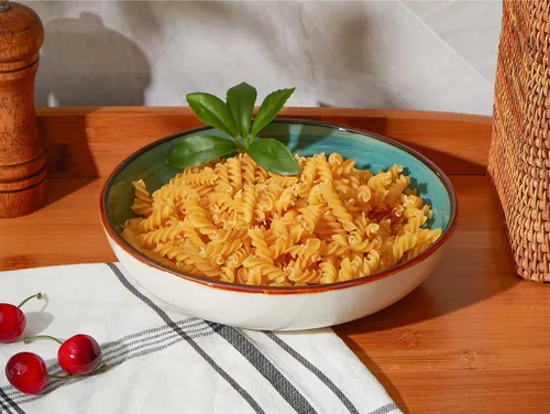 Vista 3 de ONEMORE Cuencos para pasta de porcelana de 30 onzas, cuencos poco profundos para pasta, juego de 4 platos poco profundos, aptos para microondas