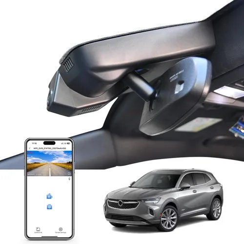 Vista 18 de Mangoal Cámara de tablero delantera 4K y trasera de 1080p para Buick Enclave 2018-2024 (modelo A), se prefiere Base Essence Premium Avenir