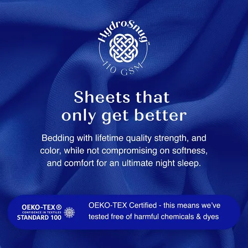 Vista 4 de Empyrean Bedding Sábanas de cama individual – Sábana bajera ajustable de 14 a 16 pulgadas individual – Sábana bajera súper suave individual – Sábana
