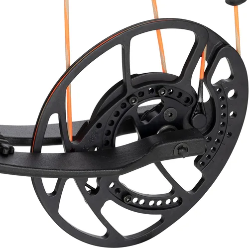 Vista 5 de Bear Archery Escalate Paquete de arco compuesto para adultos, longitud de estiramiento de 26 a 30 pulgadas, 45-60 y 55-70 libras