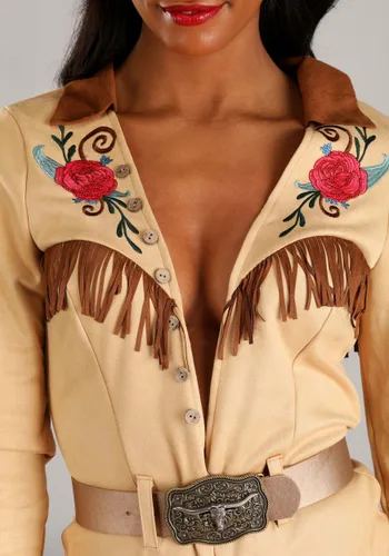 Vista 3 de Disfraz de Vaquera Rose Romper para Mujer Multicolor
