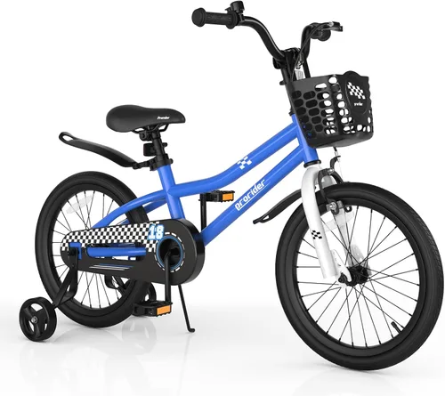 Vista 20 de BABY JOY Bicicleta para niños, 12, 14, 16, 18, 20 pulgadas, bicicletas para niños y niñas, adolescentes de 3 a 8 años o más con ruedas