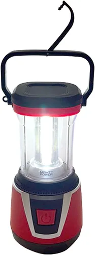 Vista 3 de Mighty Power - Linterna de campamento portátil con batería 3D con base de goma, 750 lúmenes con 4 modos ultra brillantes, ideal para kits