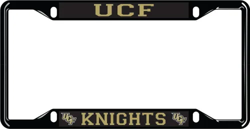 Vista 14 de Elite Fan Shop Marco de Matrícula con Licencia NCAA Negro