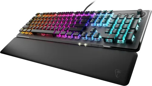 Vista 7 de Turtle Beach Vulcan II - Teclado para juegos de PC de tamaño completo, interruptores mecánicos Titan II, teclas iluminadas RGB personalizables