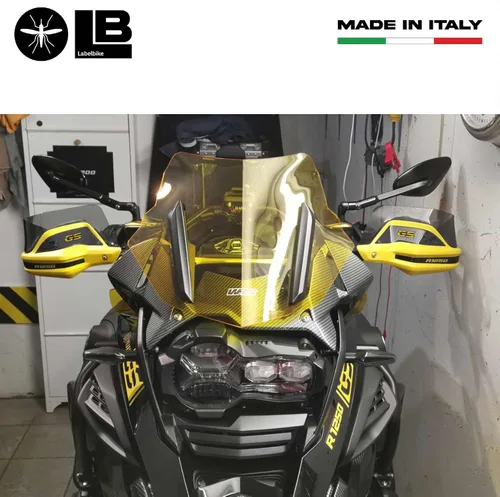 Vista 4 de labelbike - Adhesivos de resina de gel 3D para motocicleta, protecciones de mano compatibles con BMW R 1250 GS 40th Anniversary 2021-2023