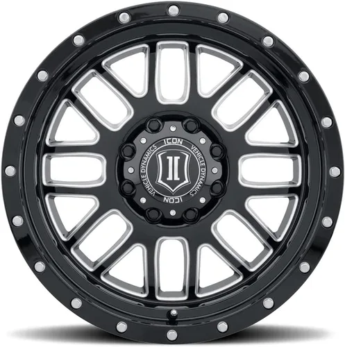 Vista 2 de Icon Vehicle Dynamics 1220908150GBMW Icon Alloys Alpha Gls Blk Mill Win - 20 X 9/8 X 170 / 0Mm / 5" Bs