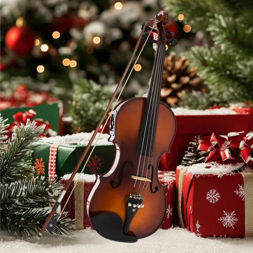 Vista 9 de Violín acústico/eléctrico de ébano Cecilio CVNAE, 4/4 (tamaño completo)