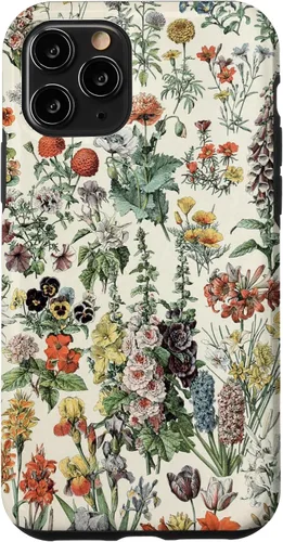 Vista 29 de Cute Flowers Vintage Botanical Flower Illustration Case for iPhone 17