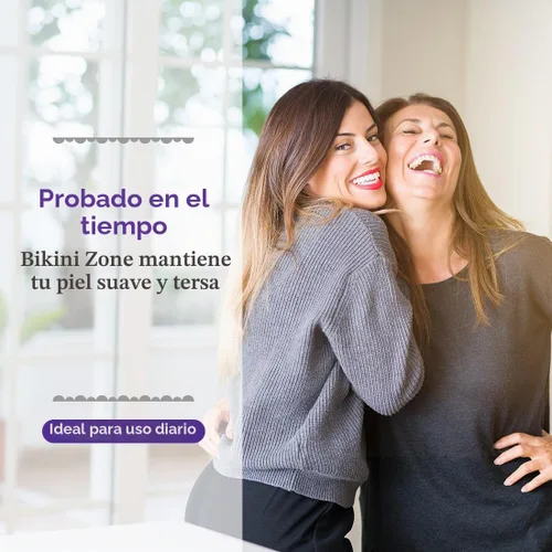 Vista 3 de Bikini Zone Set combinado de gel de afeitado relajante, tamaño completo de 5 onzas y 3 minis de viaje de 1 onza